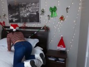 Preview 2 of Will a sloppy bj get you into the holiday spirit?