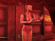 Preview 2 of Porn of a beautiful bride, a brunette with a huge mutant Strongman | Fallout heroes