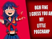 Preview 2 of Ugh Fine I Guess You Are My Little PogChamp but its lewd [MEME ASMR]