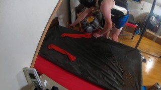 Vacbed complete session - Vacbed with gloves
