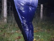 Preview 5 of ⭐ Girl totally pisses her blue jeans in public! couldnt hold it!