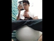 Preview 3 of Late Night Wank Watching Porn On My Smartphone