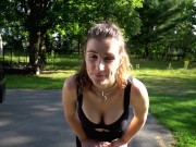 Preview 2 of Piper Blush Jump Rope Test No Bra