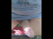 Preview 4 of outdoor ballbusting in the forrest kicks slow motion & squirt