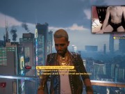 Preview 2 of Cyberpunk gay romance Kerry Full Sex Scene during a sexy stream by a twink
