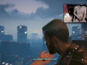 Preview 4 of Cyberpunk gay romance Kerry Full Sex Scene during a sexy stream by a twink
