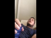 Preview 2 of Horny College Boy's Snapchat Compilation (cum, fingering, sleeve)