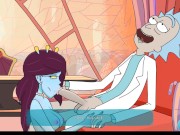 Preview 5 of Rick's Lewd Universe - Part 1 - Rick and Morty - Unity Suck Off Rick By LoveSkySanX