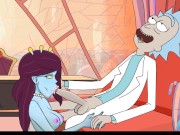 Preview 6 of Rick's Lewd Universe - Part 1 - Rick and Morty - Unity Suck Off Rick By LoveSkySanX