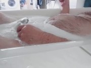 Preview 6 of pregman in labor and cuming in the bathtub