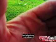 Preview 5 of Filthy outdoor fucking for Harleen van Hynten! MILFHUNTING24