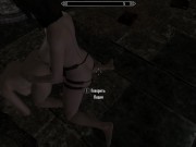 Preview 2 of skyrim Lydia. Girl - bisexual, perfectly fucks girls and sucks from men | Game 3d