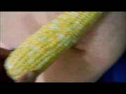 Preview 2 of BBW Anal-Corn Cob Anal Fuck