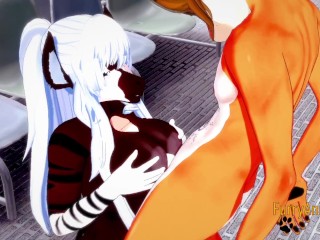 Furry Hentai - Zebra & Fox Yiff | free xxx mobile videos - 16honeys.com