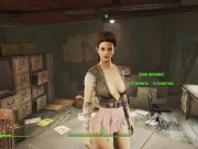 Preview 4 of Porn with the detective's secretary on the top floor of the house | Fallout heroes