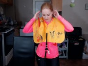 Preview 2 of Inflating an Airplane Life Vest