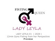 Preview 1 of POV-Fisting Cam - Gynochair anal femdom fisting by Lady Leyla