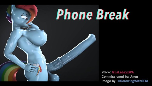 Rainbow Dash Human Porn Captions - Phone Break\