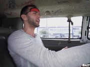 Preview 5 of BAIT BUS - Sexy Straight Bait Brian Adams Goes Gay For Pay With Our Latino Buddy Tegan Reigns