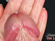 Preview 5 of Close-up oil frenulum rubbing from Mistress Hot Lips. Ruined orgasms