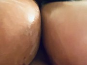 Preview 5 of Watch me try to suck off whip cream on HUGE NATURAL TITS