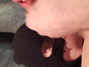 Preview 2 of Full version of cutie In Balaclava Got A Juicy Cock In Her Mouth