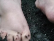 Preview 6 of Relaxing Dirt Play and Mud Bath For My Cute Chubby Feet