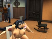 Preview 3 of BBW porn. The guy loves fat girls | wicked sims 4
