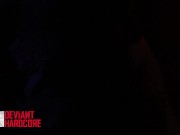 Preview 2 of Deviant Hardcore - Kinky Babe Alektra Blue Masturbates First Then Gets A Big Cock