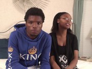 Preview 2 of Amateur ebony chick gets fucked hard by her boyfriend