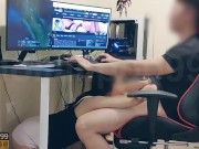 Preview 2 of Loliiiiipop99 - Horny Asian Babe Wants Cock and Interrupts My League of Legends Game- Sub