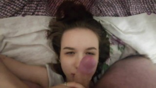 Best part of a blowjob is licking the balls