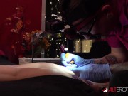 Preview 4 of Katie Monroe gets tattooed and double dicked down
