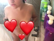 Preview 4 of POV : You’re Spying on me in the shower(full 8:15 uncensored on OnlyFans)