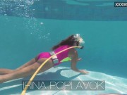 Preview 3 of Cute teen Irina Poplavok swims naked underwater