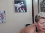 Preview 6 of Mature Slut AimeeParadise Gets Pounded In Her Gagged Cunt!