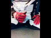Preview 5 of MX motoboy cumming on MX Helmet