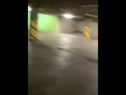 Preview 5 of Kitten giving me head in the casino parking garage