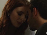 Preview 2 of Bellesa - Beautiful Redhead Maya Kendrick Enjoys A Passionate Evening With Her Boyfriend