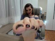 Preview 4 of Training my foot slave addict during livecam session