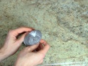 Preview 5 of Easiest discreet DIY pocket pussy / anus - how to make a homemade fleshlight tutorial
