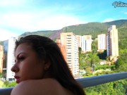 Preview 1 of Fucking in public with my girlfriend on a balcony