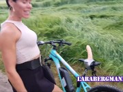 Preview 1 of Pimp my bike - Lara Bergmann fucks her bike!