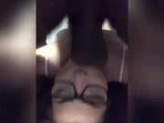 Preview 4 of Sexy nerdy milf step sister face fucked by step brother (snippet)