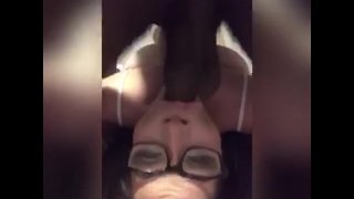 Sexy nerdy milf step sister face fucked by step brother (snippet) 