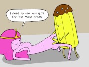 Preview 4 of Princess Bubblegum Fucks a Banana Guard - Adventure Time Porn Parody