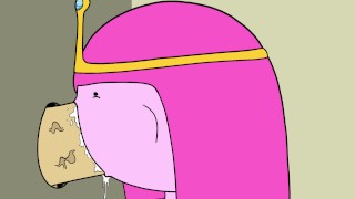 Princess Bubblegum Finds a Gloryhole And Sucks Dick - Adventure Time Porn Parody