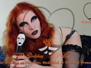 Preview 1 of Redhead Goth fucks ass with Marilyn Manson Dildo PT1 - TheGoddessOfLust