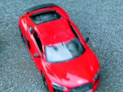 Preview 3 of Crush of Red Audi R8 model toy car with Black Pump Stilettos