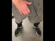 Preview 4 of so damn HORNY ** good amount of CUM dripping down my COCK in my home GYM **